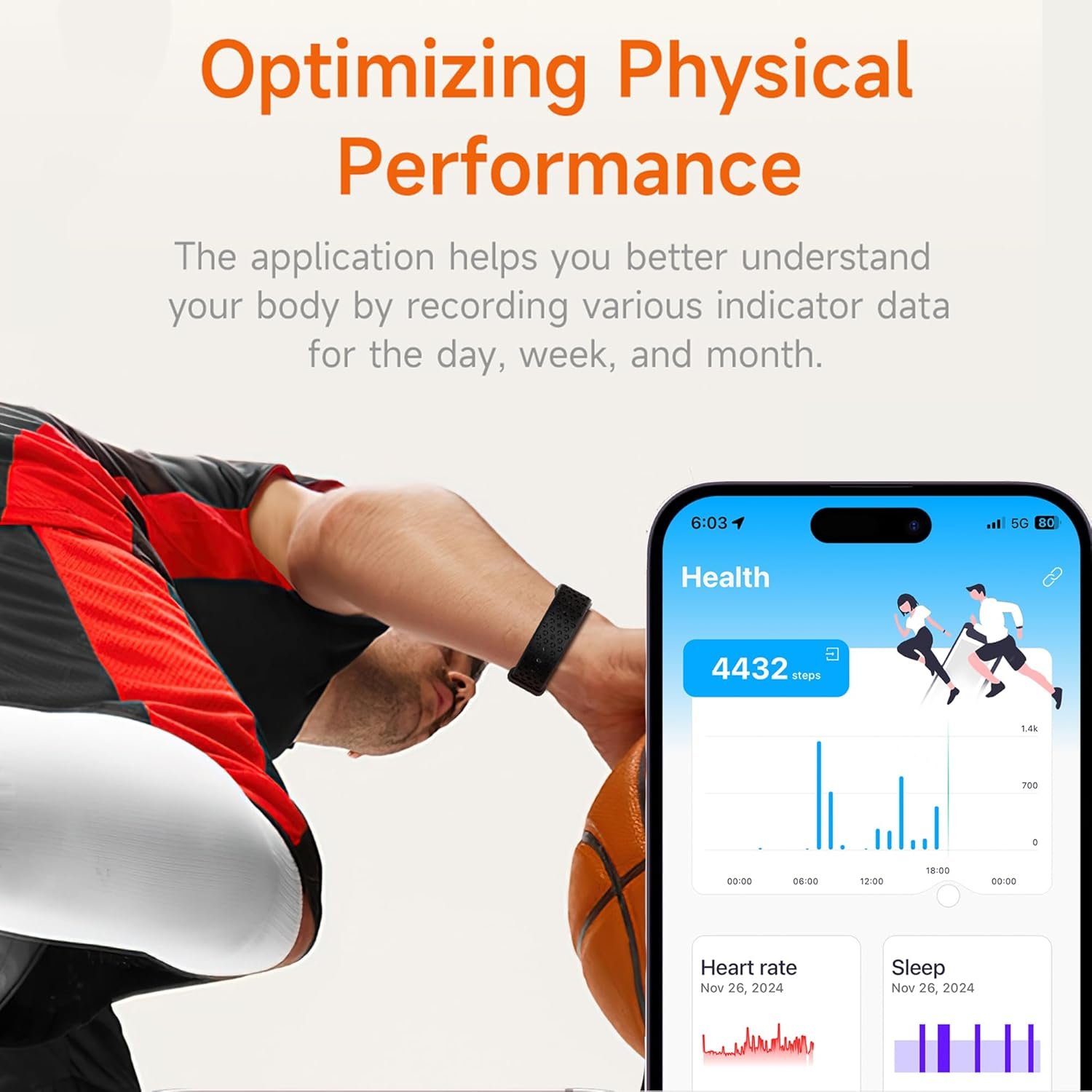 Smart Health Wristband: Track Fitness, Heart Rate & More! - Image 6