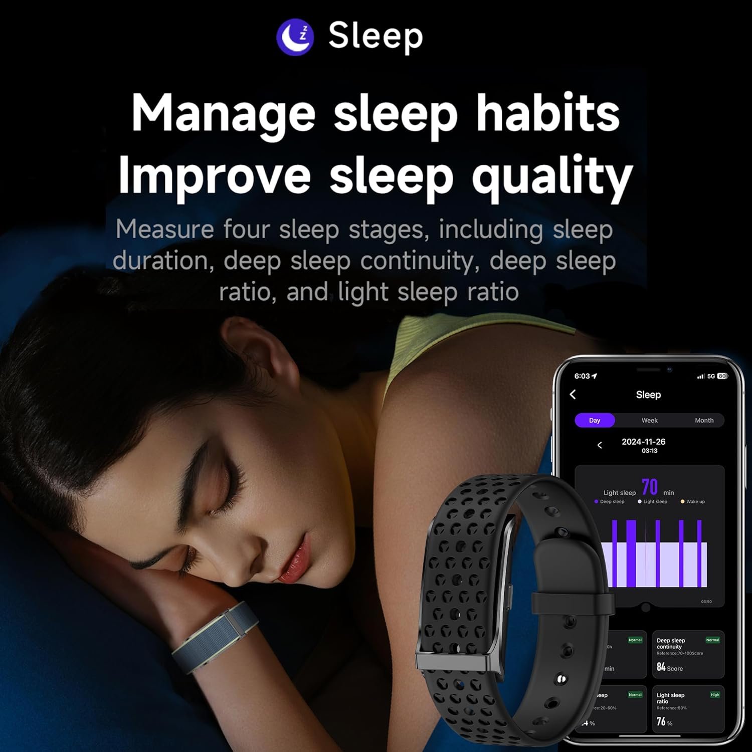 Smart Health Wristband: Track Fitness, Heart Rate & More! - Image 7