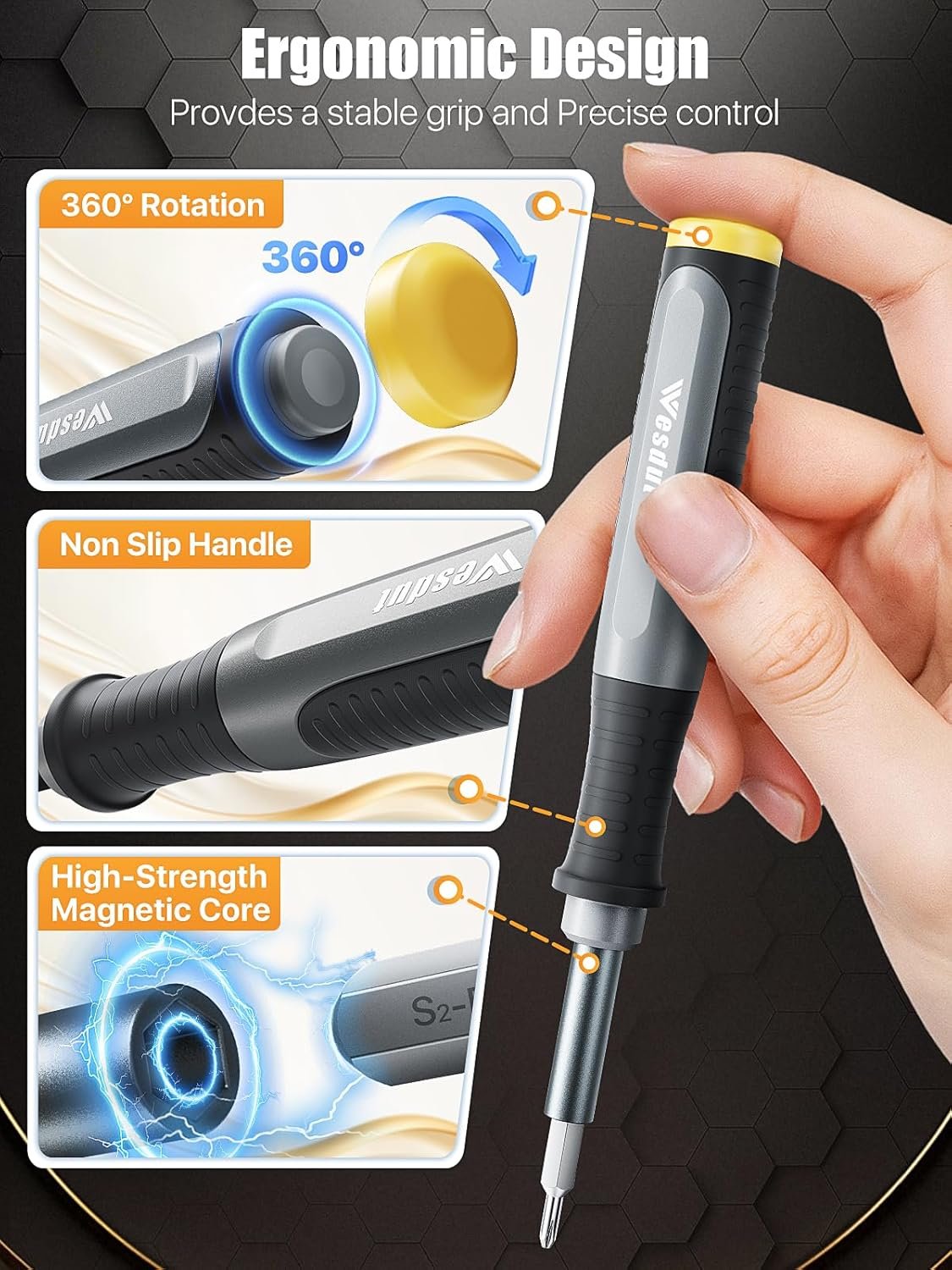 52-in-1 Precision Screwdriver Set: Ultimate Repair Kit! - Image 6