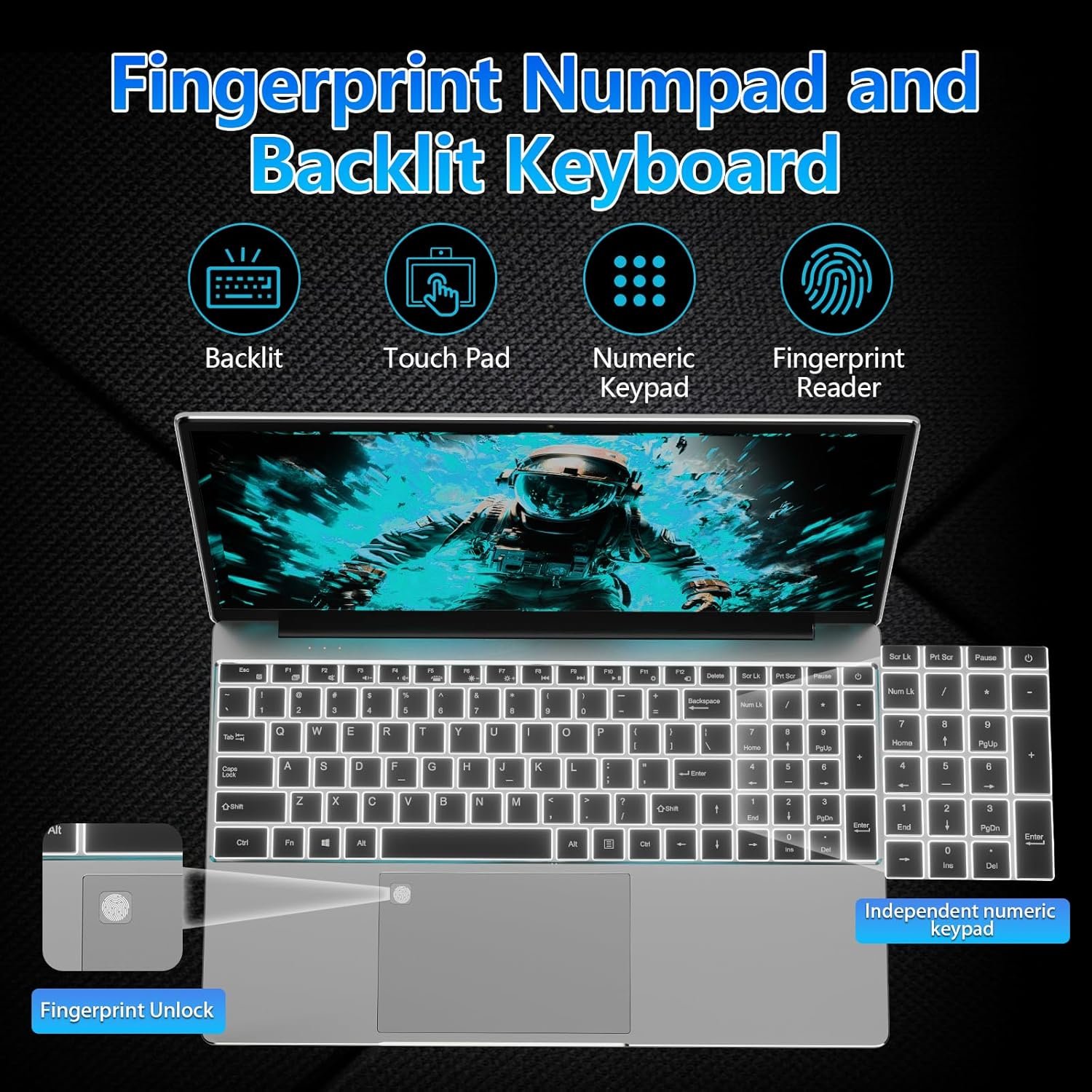 Powerful 15.6" FHD Laptop: 16GB RAM, 512GB SSD & More! - Image 6