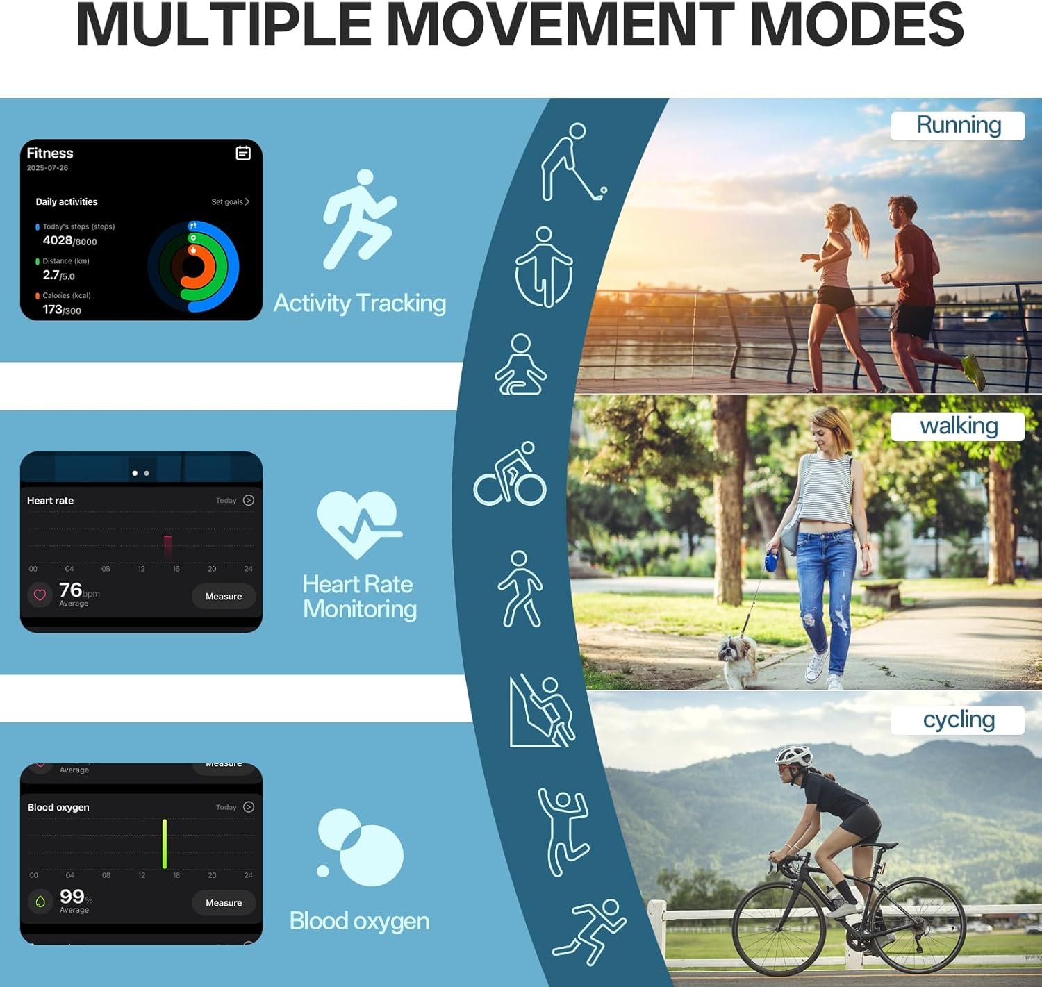 Smart Health Tracker Ring: Vibration Alerts & Body Temp Monitor! - Image 5