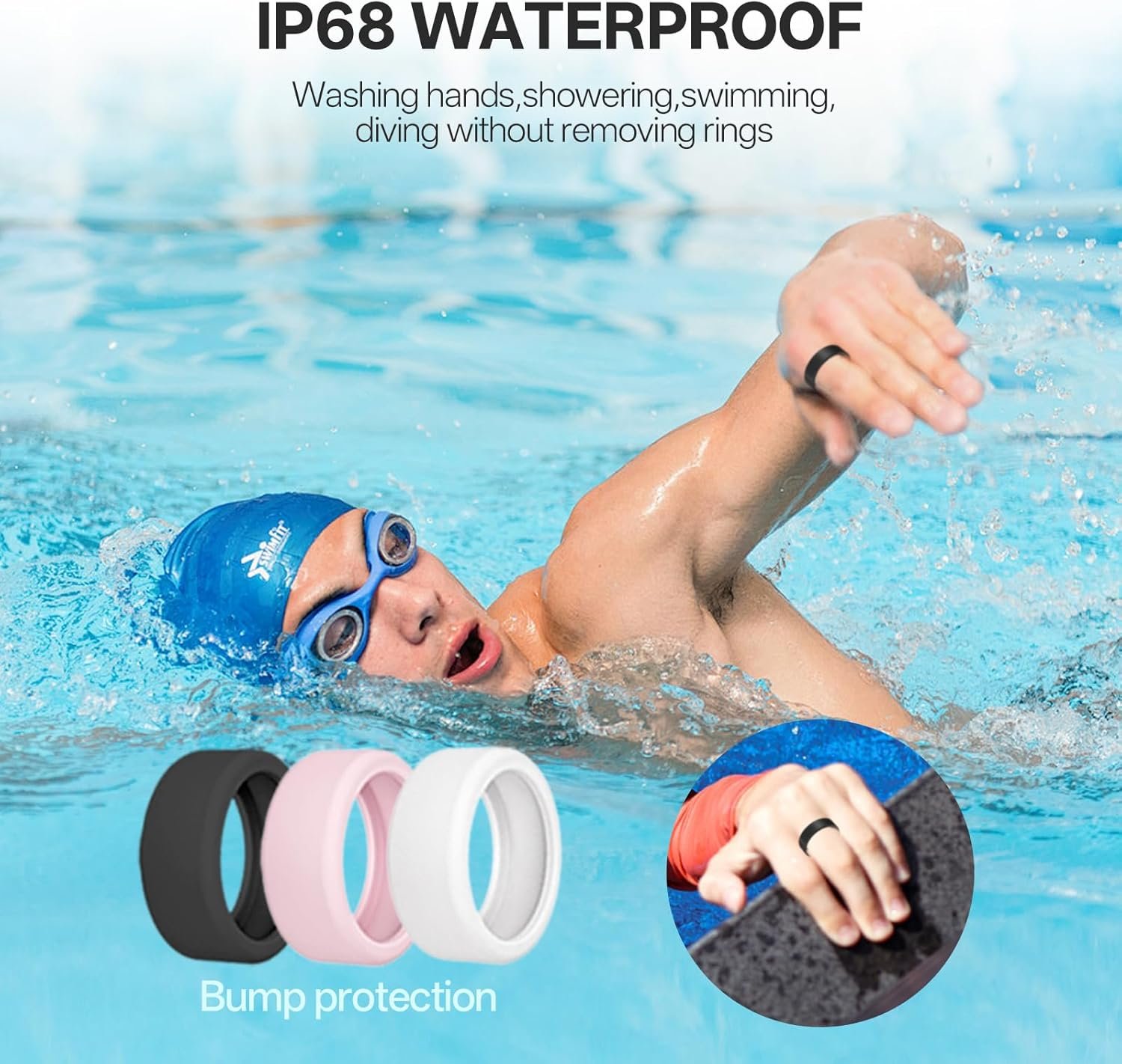 Smart Health Tracker Ring: Vibration Alerts & Body Temp Monitor! - Image 8