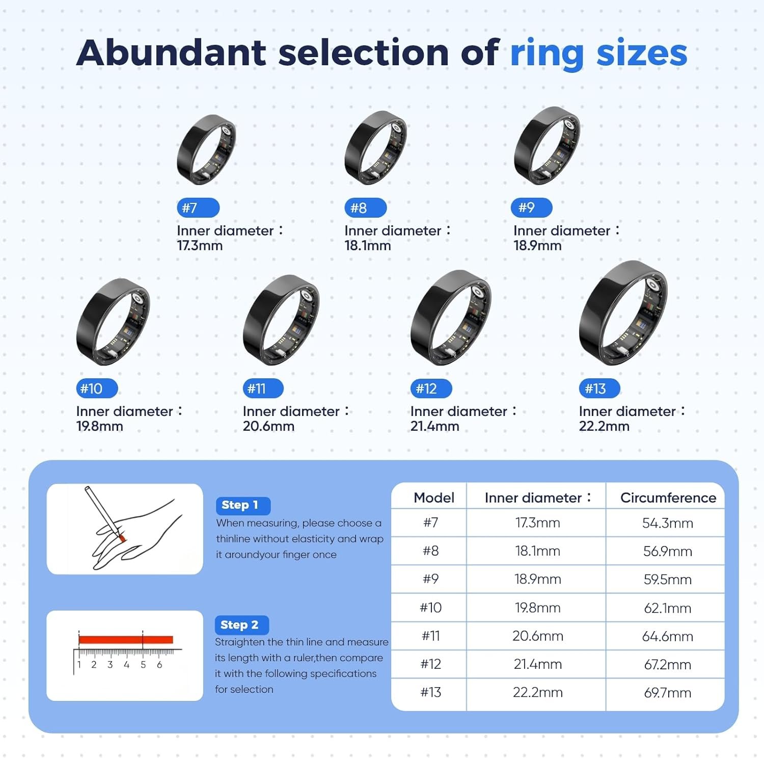Smart Ring: Sleep Apnea & Health Tracker, No App Fees! - Image 3