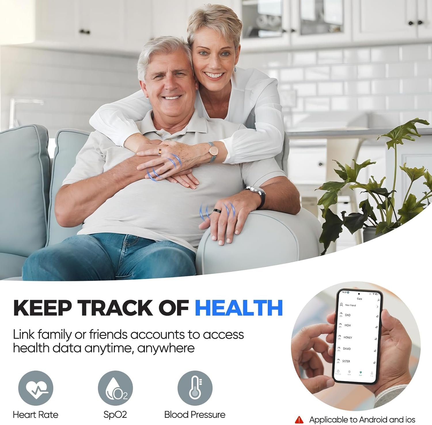 Smart Ring: Sleep Apnea & Health Tracker, No App Fees! - Image 4