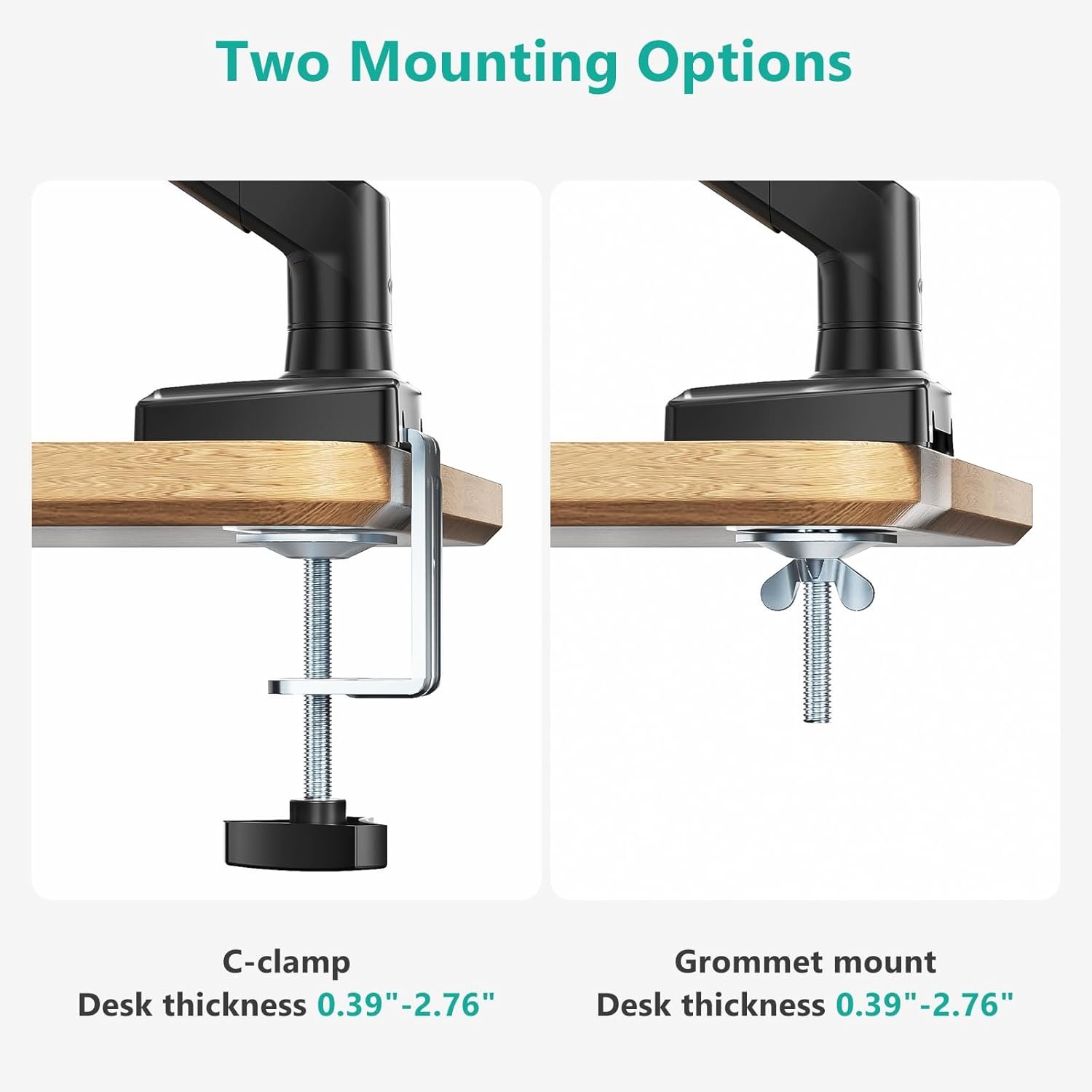 Transform Your Workspace: WALI Gas Spring Monitor Mount - Image 8