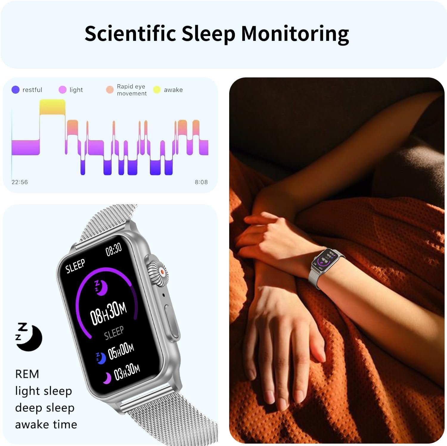 FITVII Nexa: Ultimate Fitness Tracker with Call & Health Monitor - Image 4