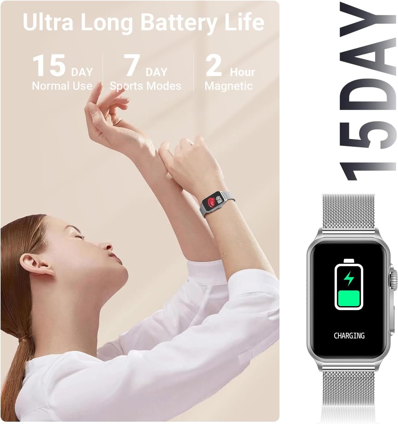 FITVII Nexa: Ultimate Fitness Tracker with Call & Health Monitor - Image 9