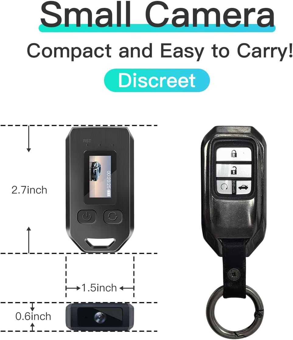 64GB Mini Body Camera: Hands-Free 1080P Security Cam - Image 3