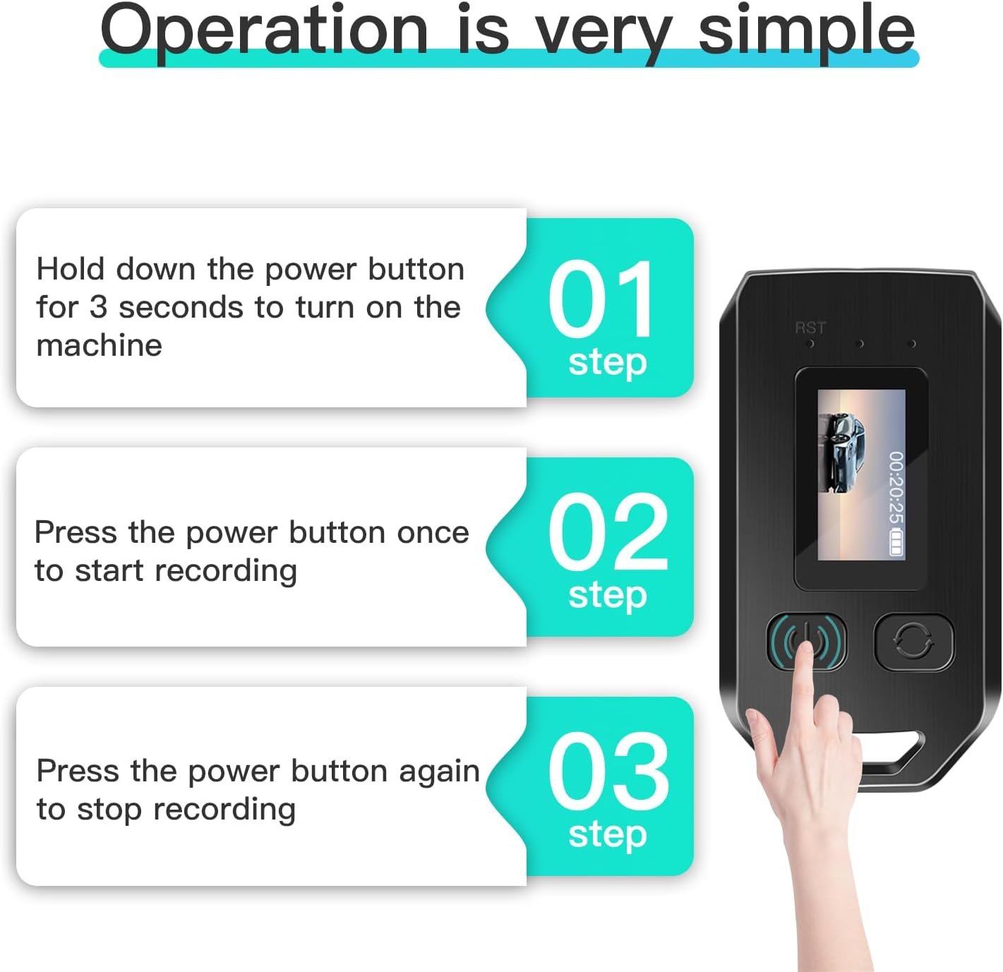 64GB Mini Body Camera: Hands-Free 1080P Security Cam - Image 5