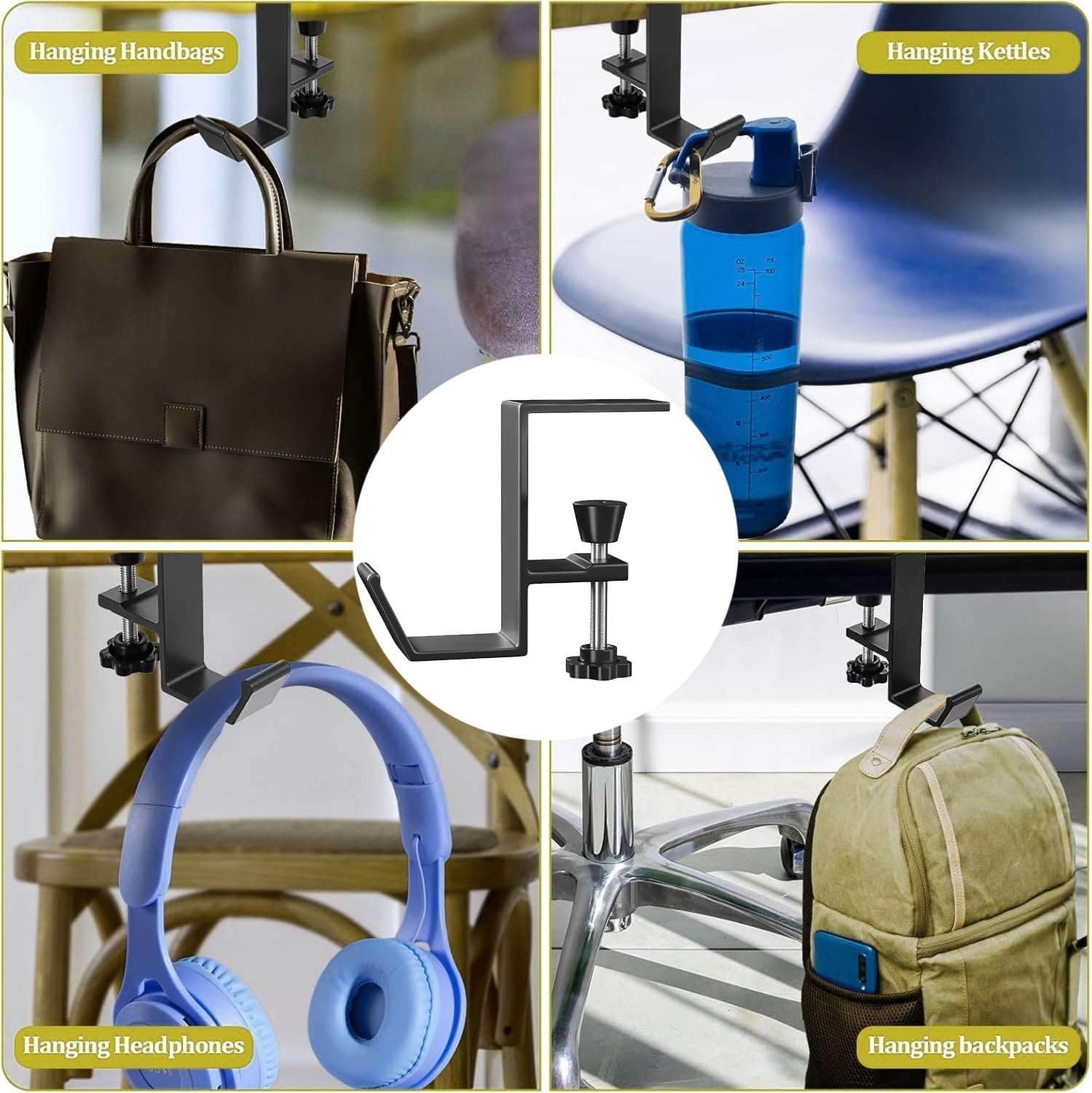 JAKO Headphone Stand: Sleek Aluminum Holder for Gamers & Students - Image 10