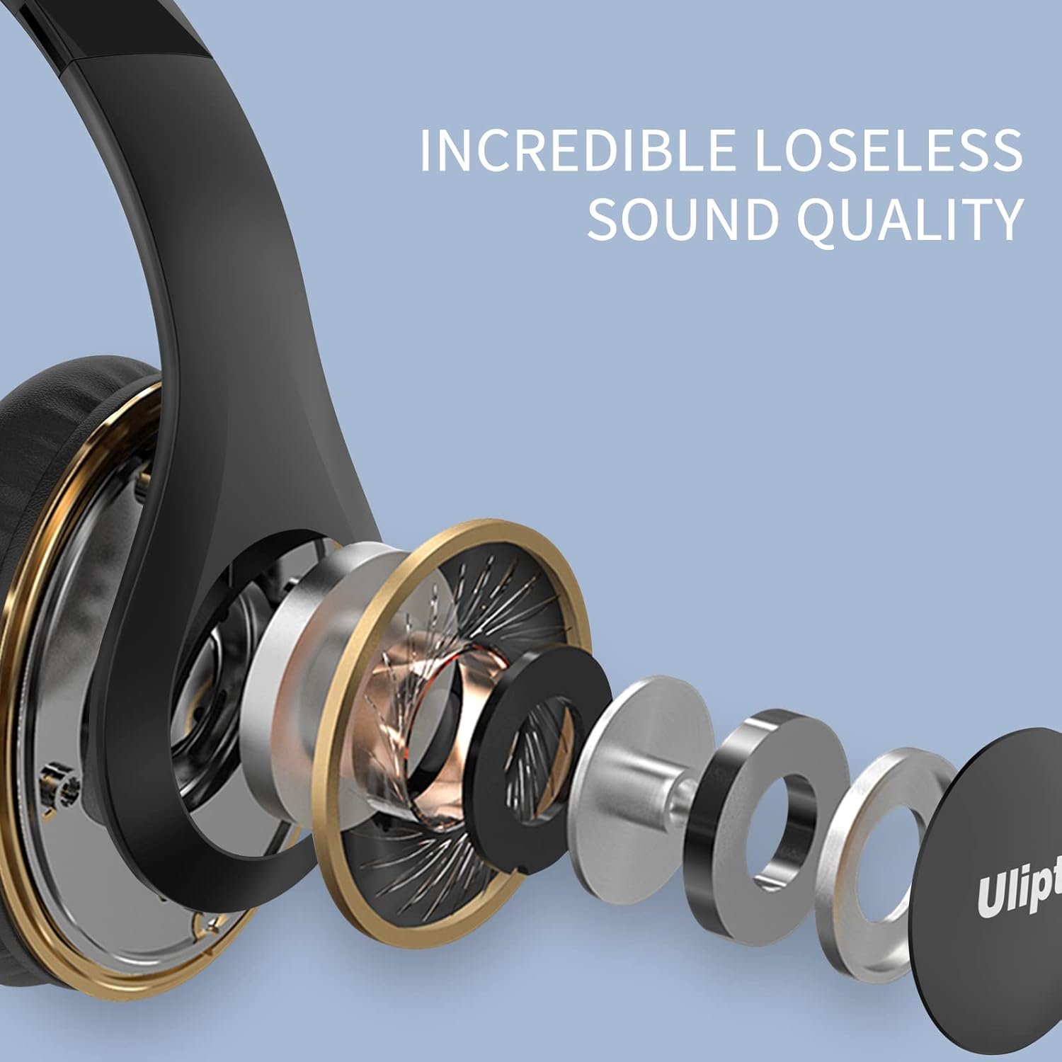 Uliptz Bluetooth Headphones: 65H Playtime & 6 EQ Modes! - Image 8