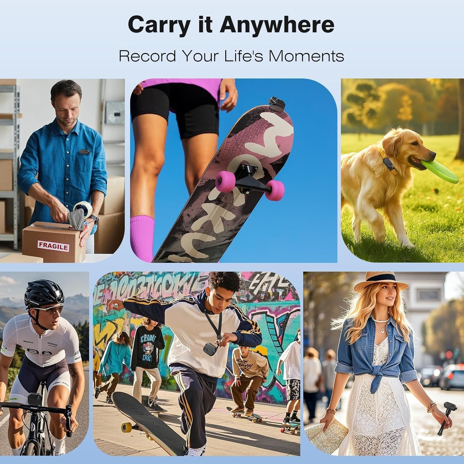 128GB Body Camera: Compact 1080P FHD for Every Adventure! - Image 8