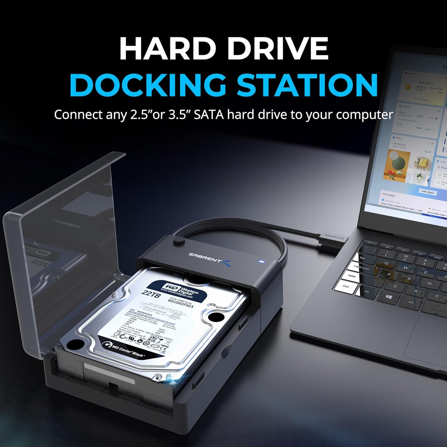 Boost Your Storage: SABRENT USB 3.0 SATA Docking Station - Image 5