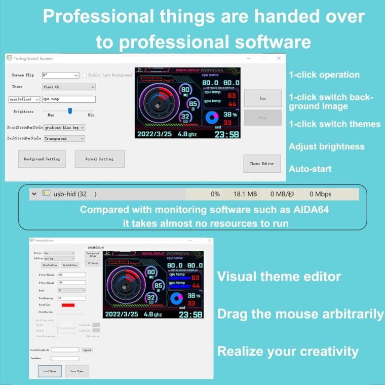 Upgrade Your Setup: WOWNOVA English Temp Monitor & Display! - Image 7