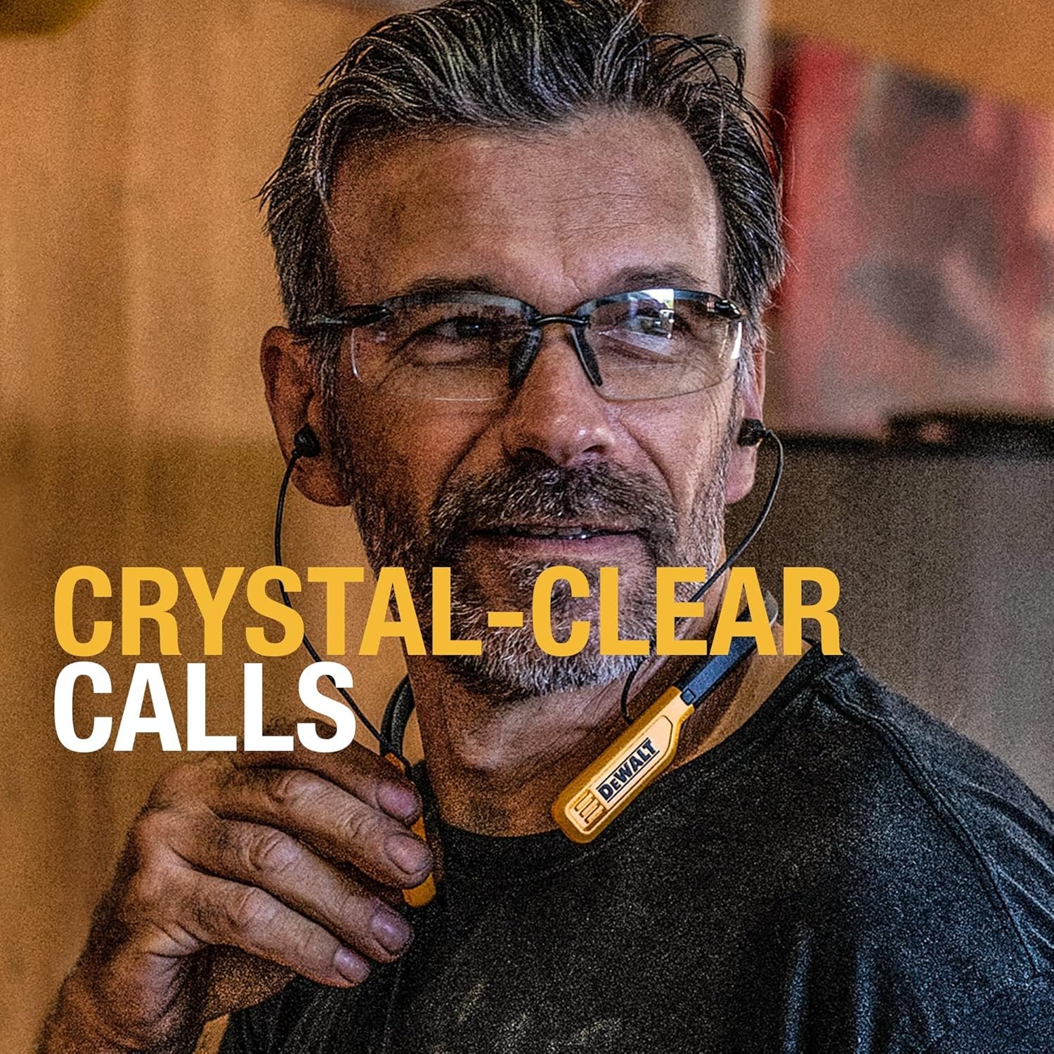 DEWALT Bluetooth Neckband Headphones: 30H Runtime & Noise Isolation! - Image 5