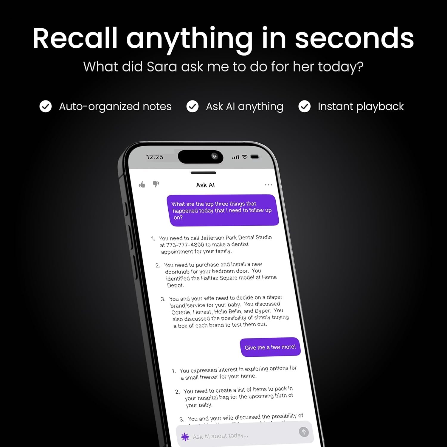 Pendant: Your Smart AI Voice Recorder & Memory Assistant! - Image 4
