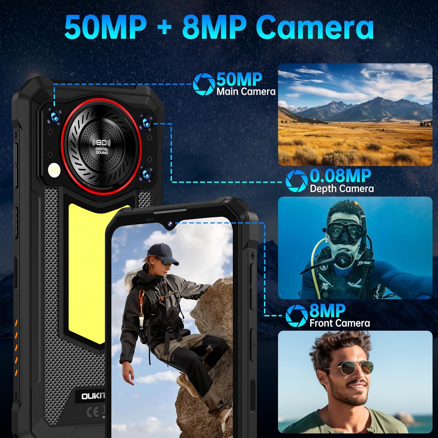 OUKITEL WP53 Pro: Ultimate Rugged Phone with 50MP Camera! - Image 9