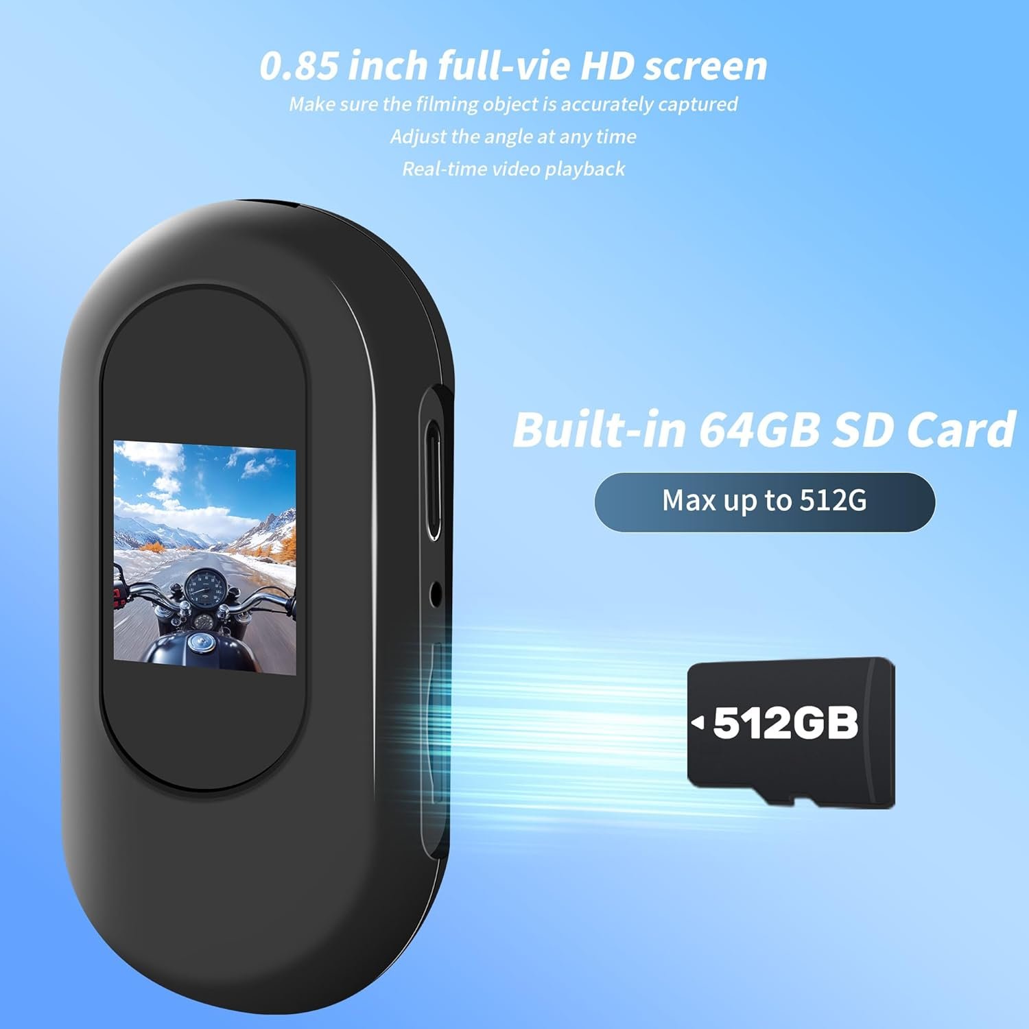 1080P Mini Body Camera: Wearable, Action-Packed & Compact! - Image 8