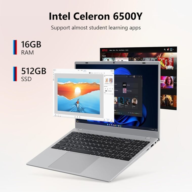 Coolby 15.6" Win 11 Laptop: 16GB RAM, 512GB SSD, FHD! - Image 3