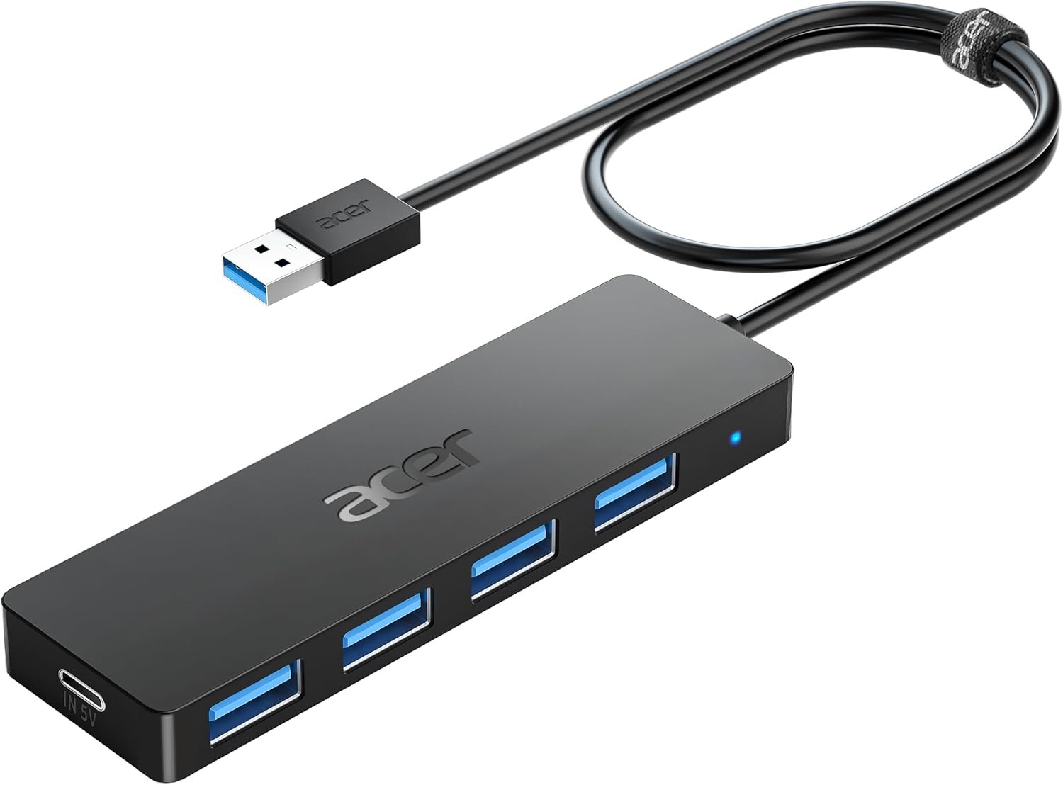 Boost Connectivity: Acer USB Hub 4 Ports for Laptop & PC! - Image 2