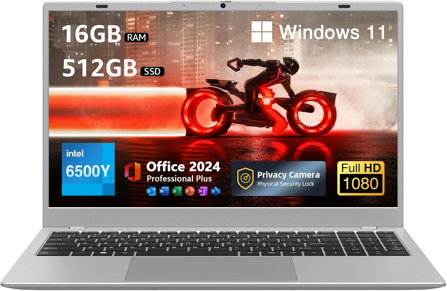 Coolby 15.6" Win 11 Laptop: 16GB RAM, 512GB SSD, FHD! - Image 2