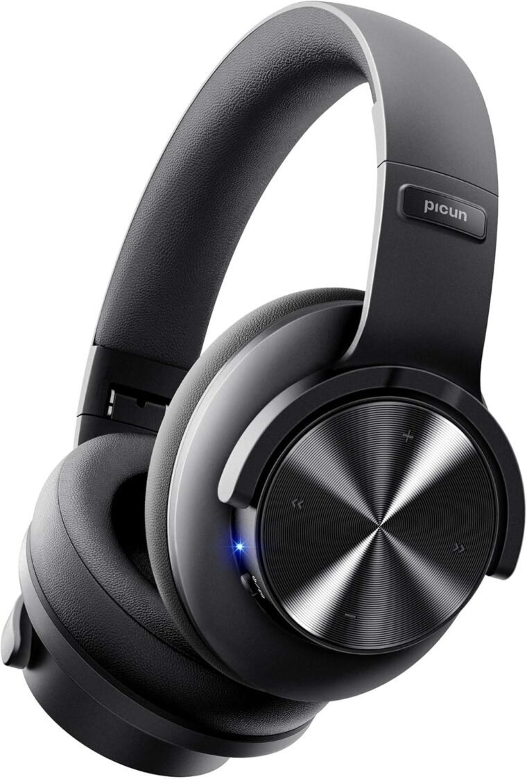 Picun B8 Bluetooth Headphones: 120H Playtime & EQ Modes! - Image 2