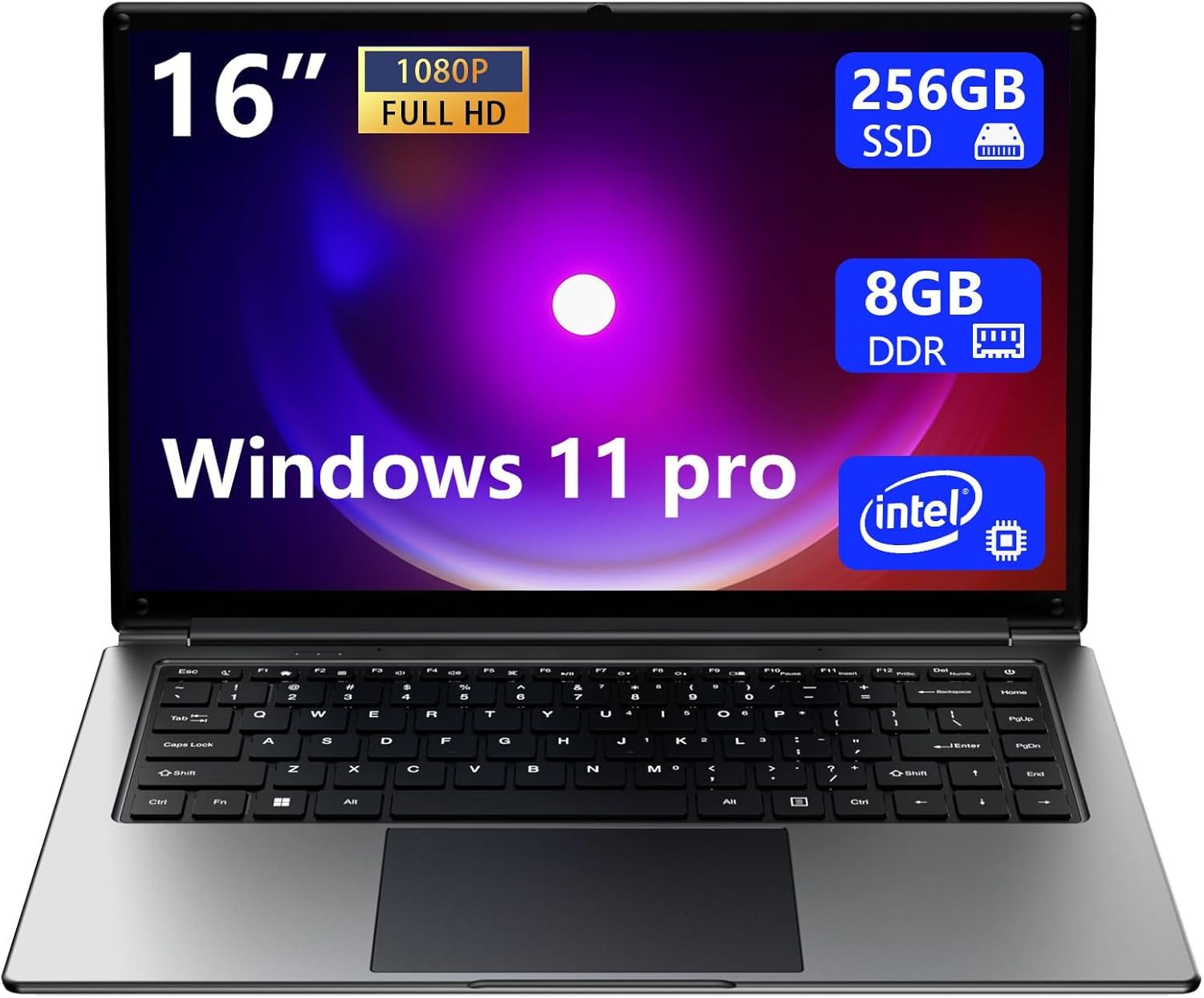 Powerful 16” Laptop: 8GB RAM, 256GB SSD & Quad-Core CPU! - Image 2