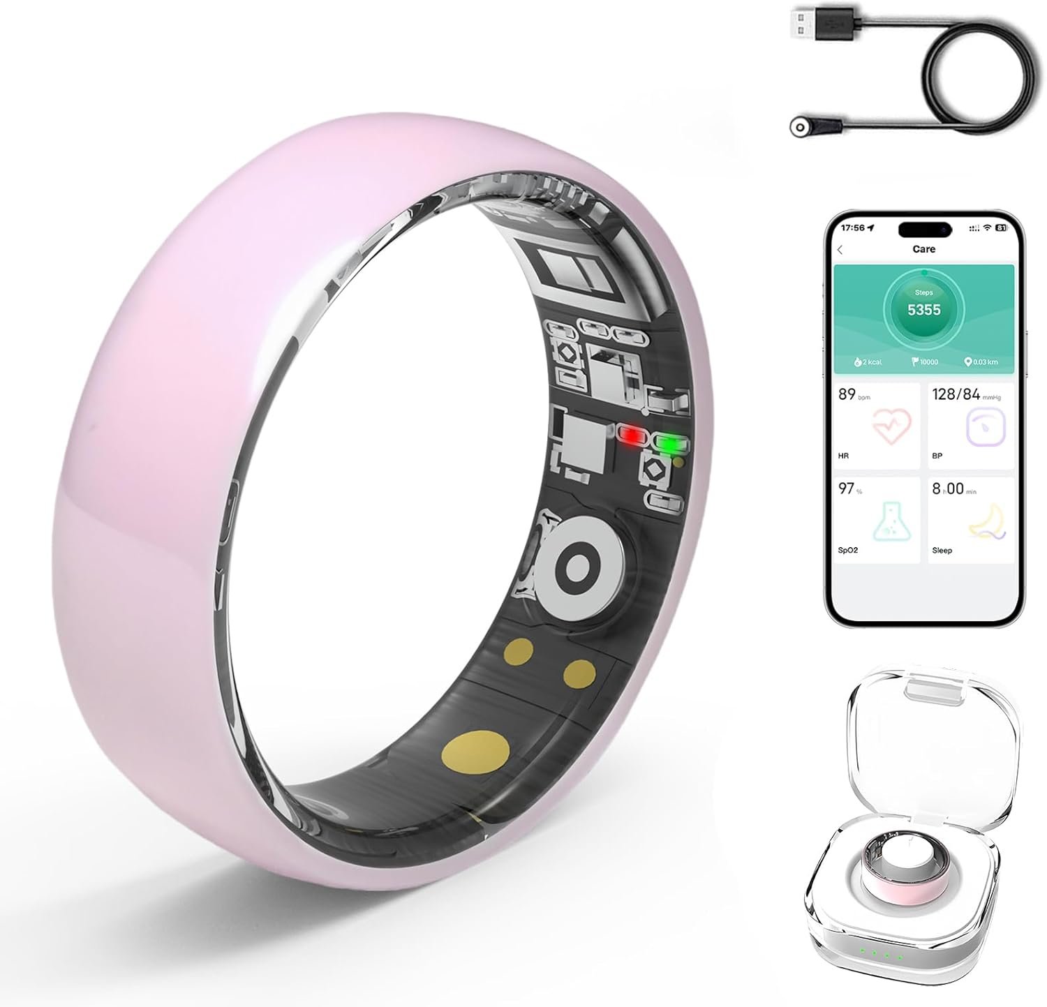 Smart Fitness Tracker Ring: Heart Rate, Sleep & More! - Image 2