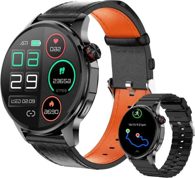Smart Watches for Men: 1.46" Fitness Tracker with GPS & More! - Image 2