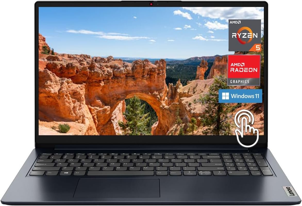 Unleash Power: Lenovo Ideapad 1 15.6'' FHD Ryzen 5 Laptop - Image 2