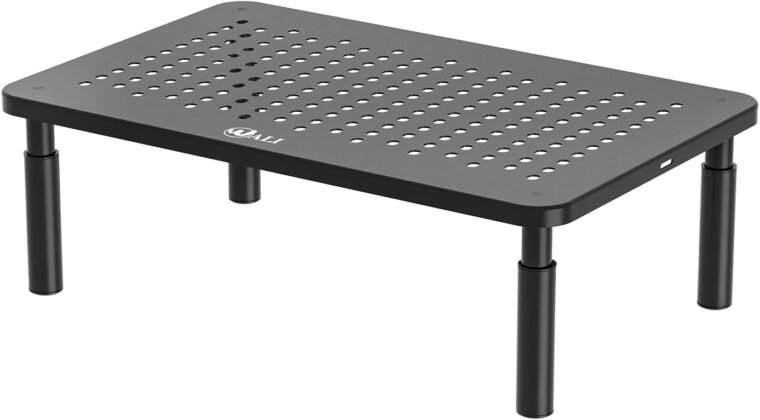 Upgrade Your Space: WALI Adjustable Monitor Stand & Storage - Image 2