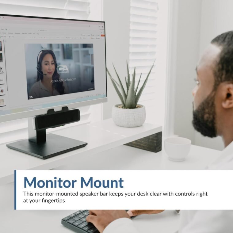 Upgrade Your Sound: Cyber Acoustics USB Speaker Bar CA-2890 - Image 3