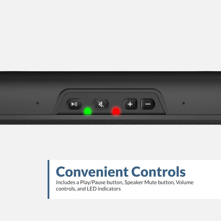 Upgrade Your Sound: Cyber Acoustics USB Speaker Bar CA-2890 - Image 7