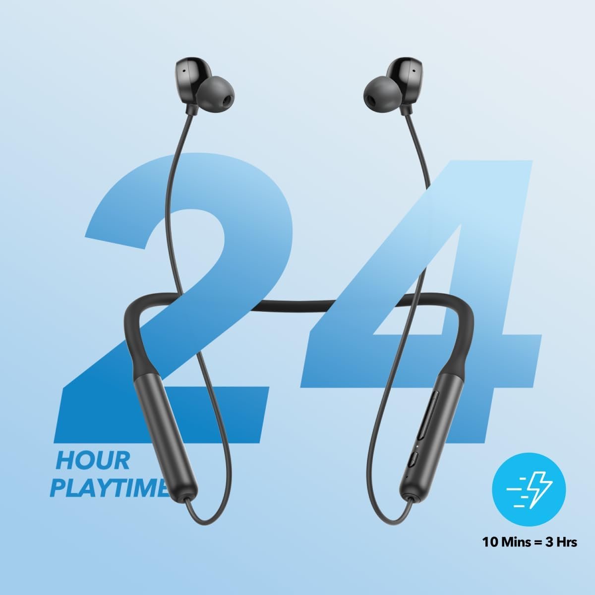 Soundcore Life U2i: Ultimate Wireless Neckband with 24H Playtime! - Image 4