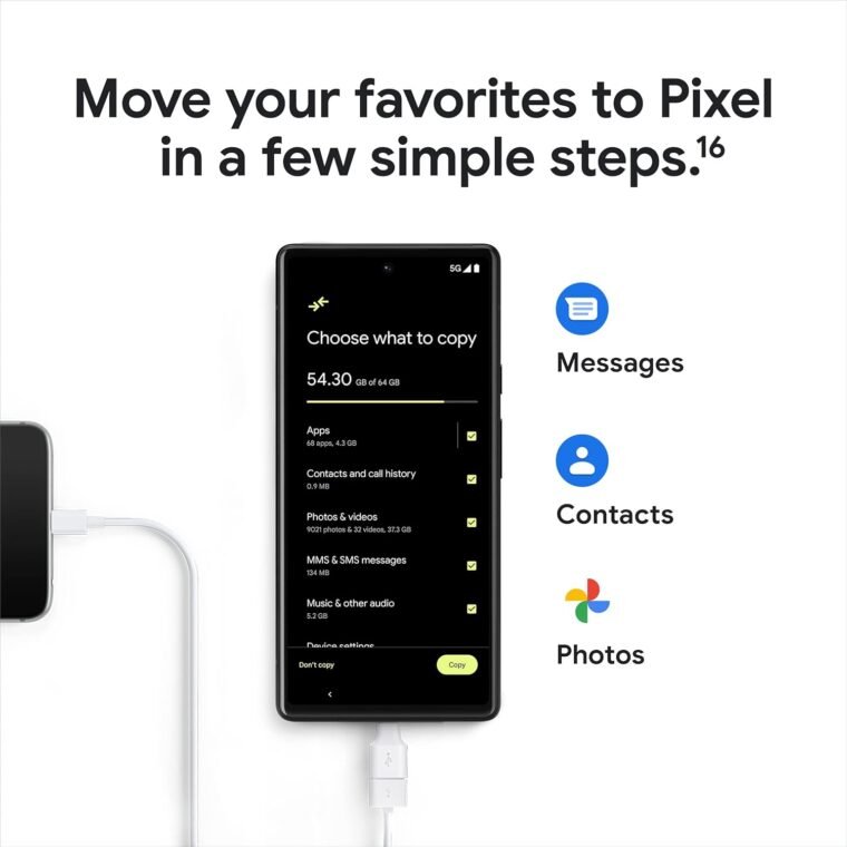 Google Pixel 6: Unlocked 5G Phone with Pro Cameras – 256GB - Image 8