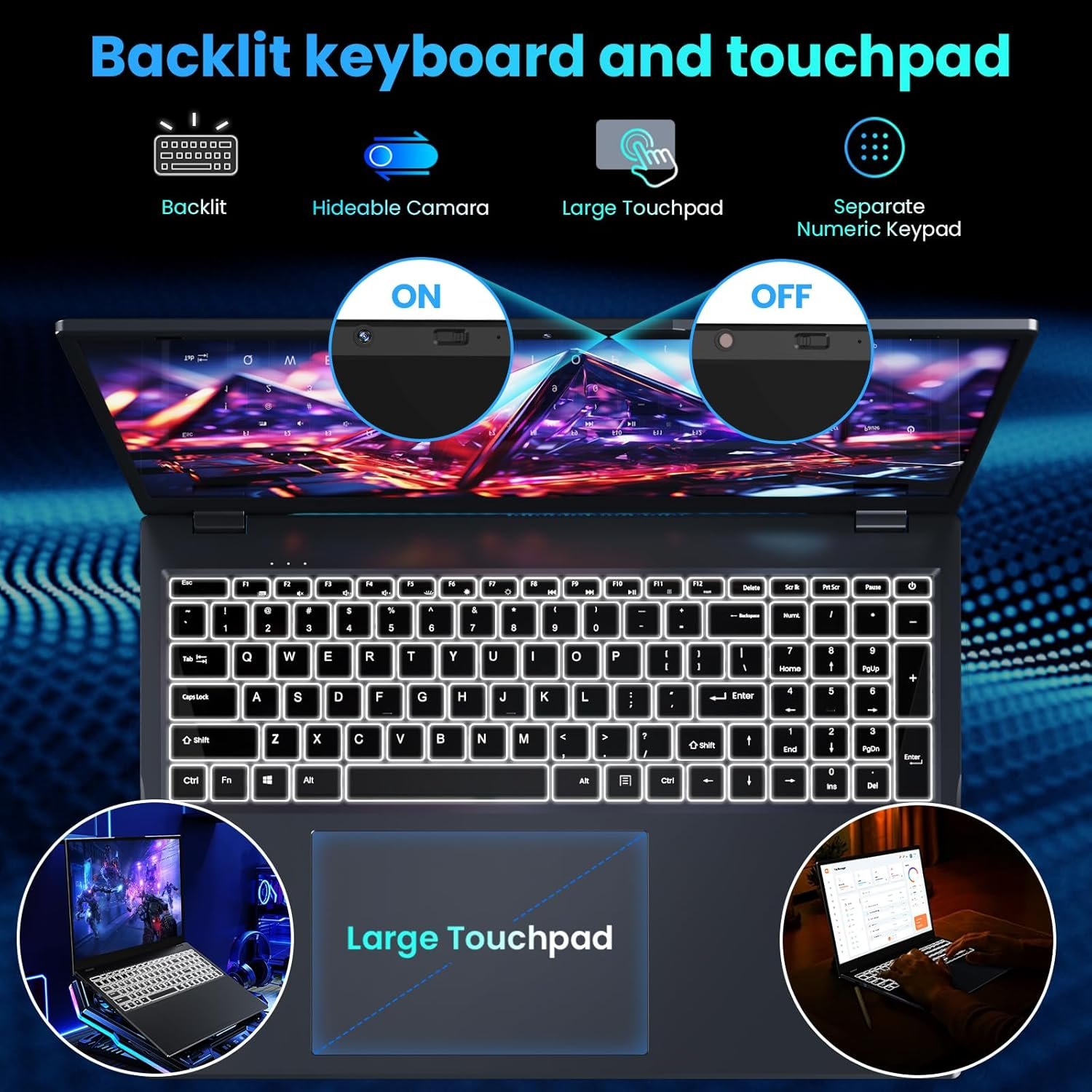 Powerful 17.6" Laptop: 16GB RAM, Office 365 & More! - Image 7