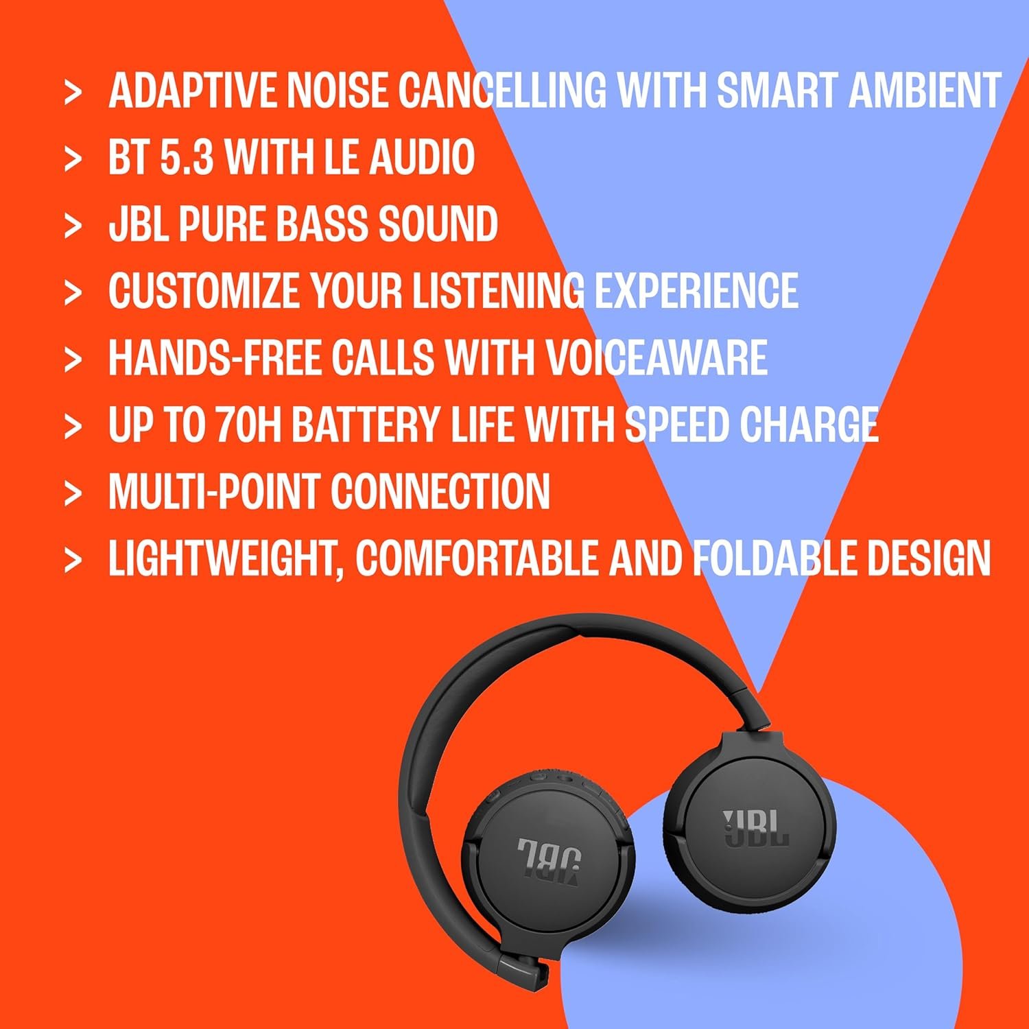 JBL Tune 670NC: Ultimate Comfort & 70H Battery Life! - Image 6