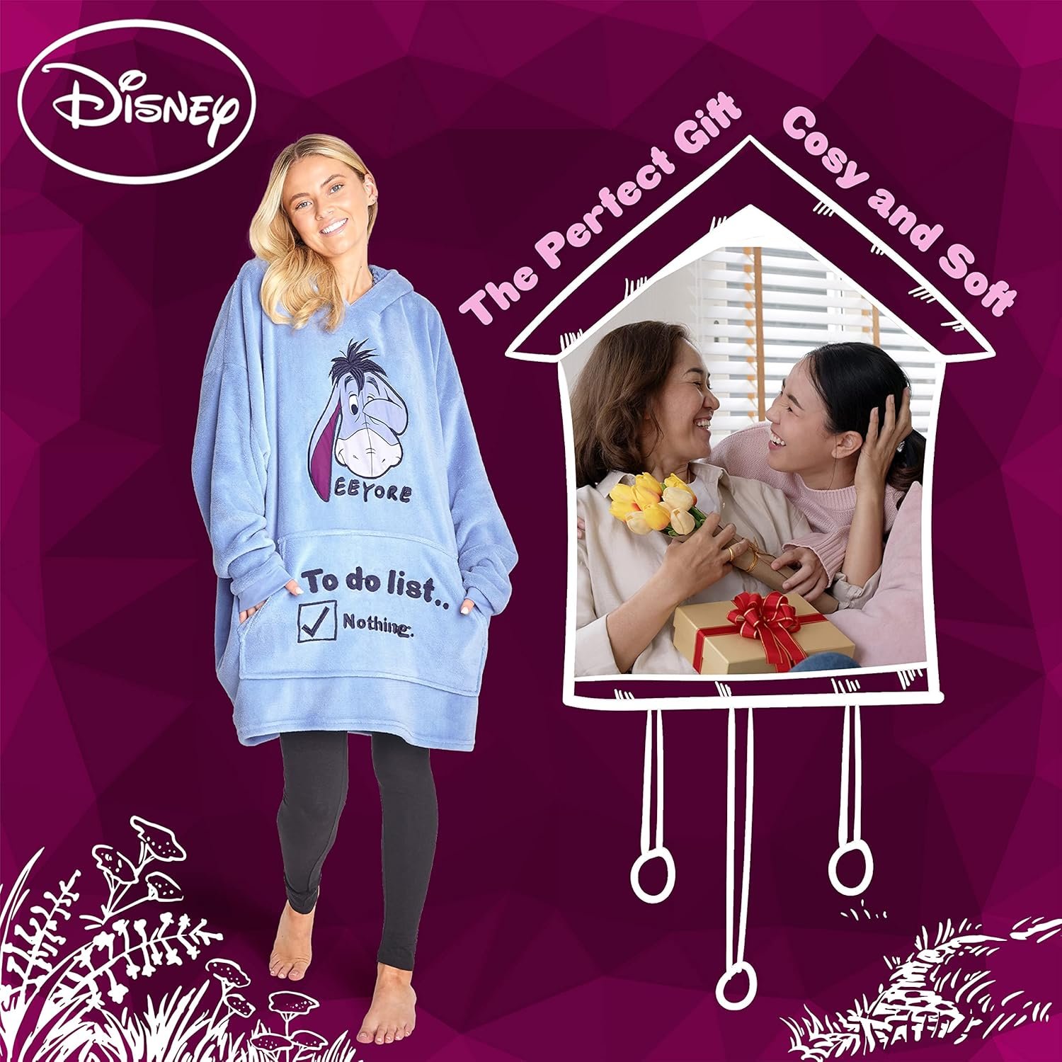 Cozy Disney Stitch Blanket Hoodie: Perfect Fleece Gift! - Image 3