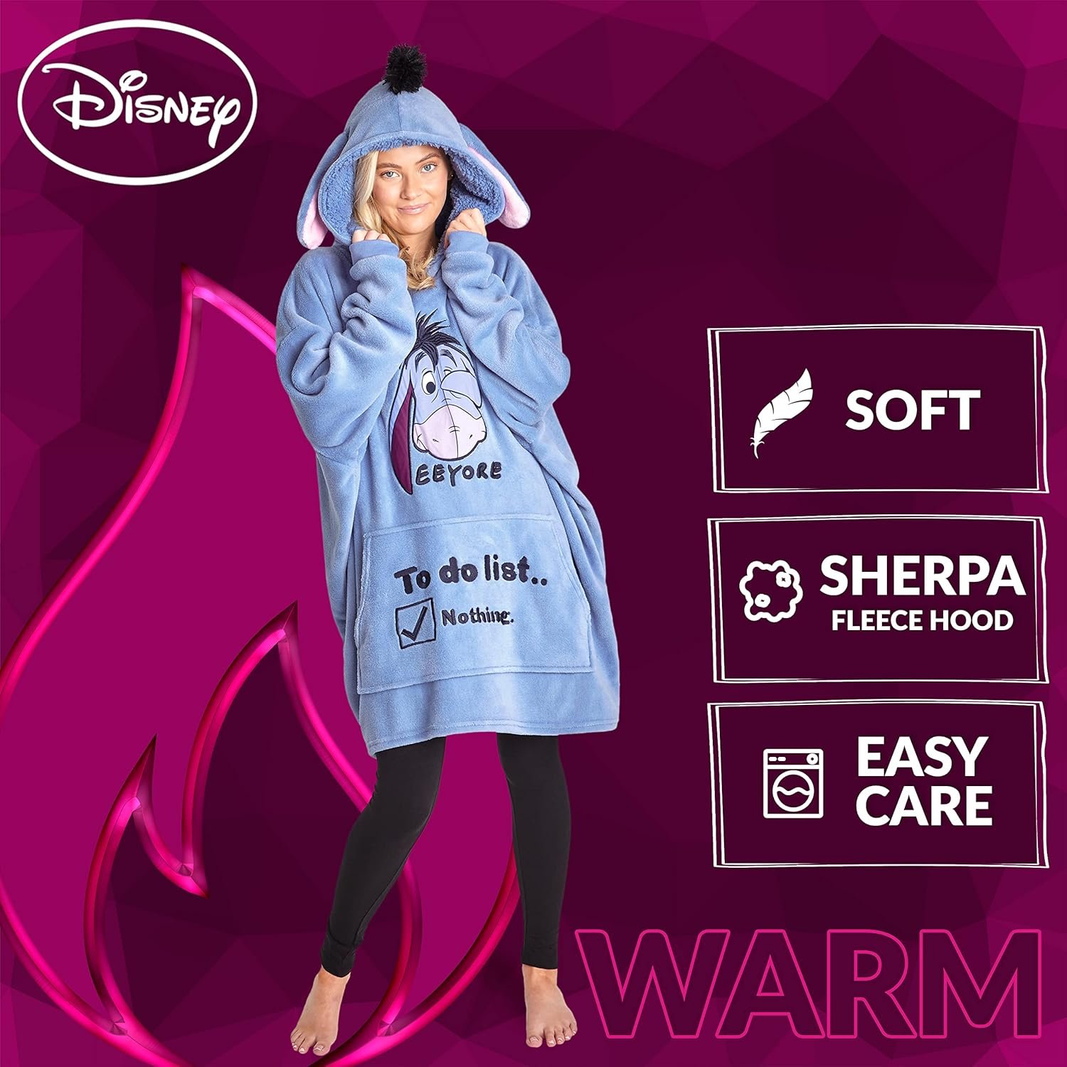 Cozy Disney Stitch Blanket Hoodie: Perfect Fleece Gift! - Image 6