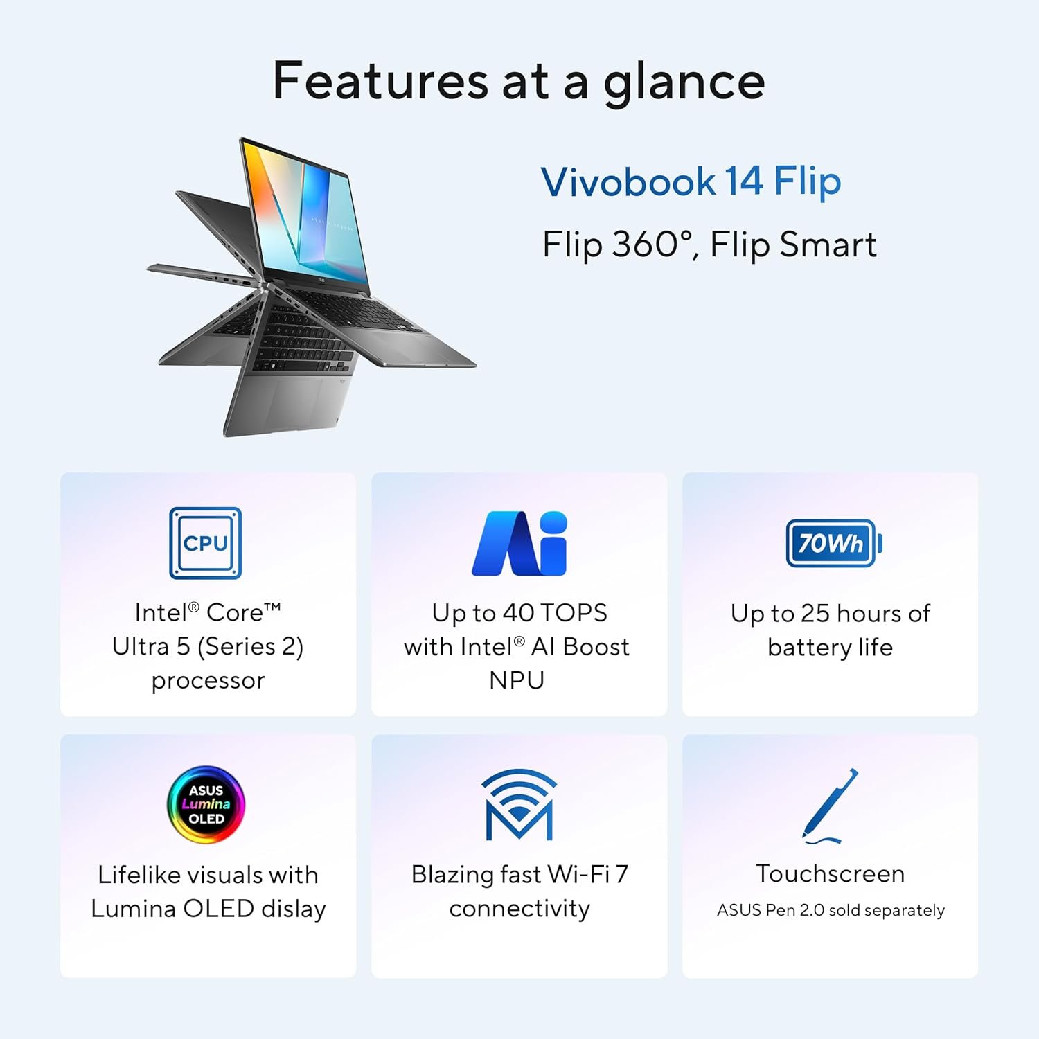 Unleash Creativity: ASUS Vivobook 14 Flip with OLED Touch! - Image 3