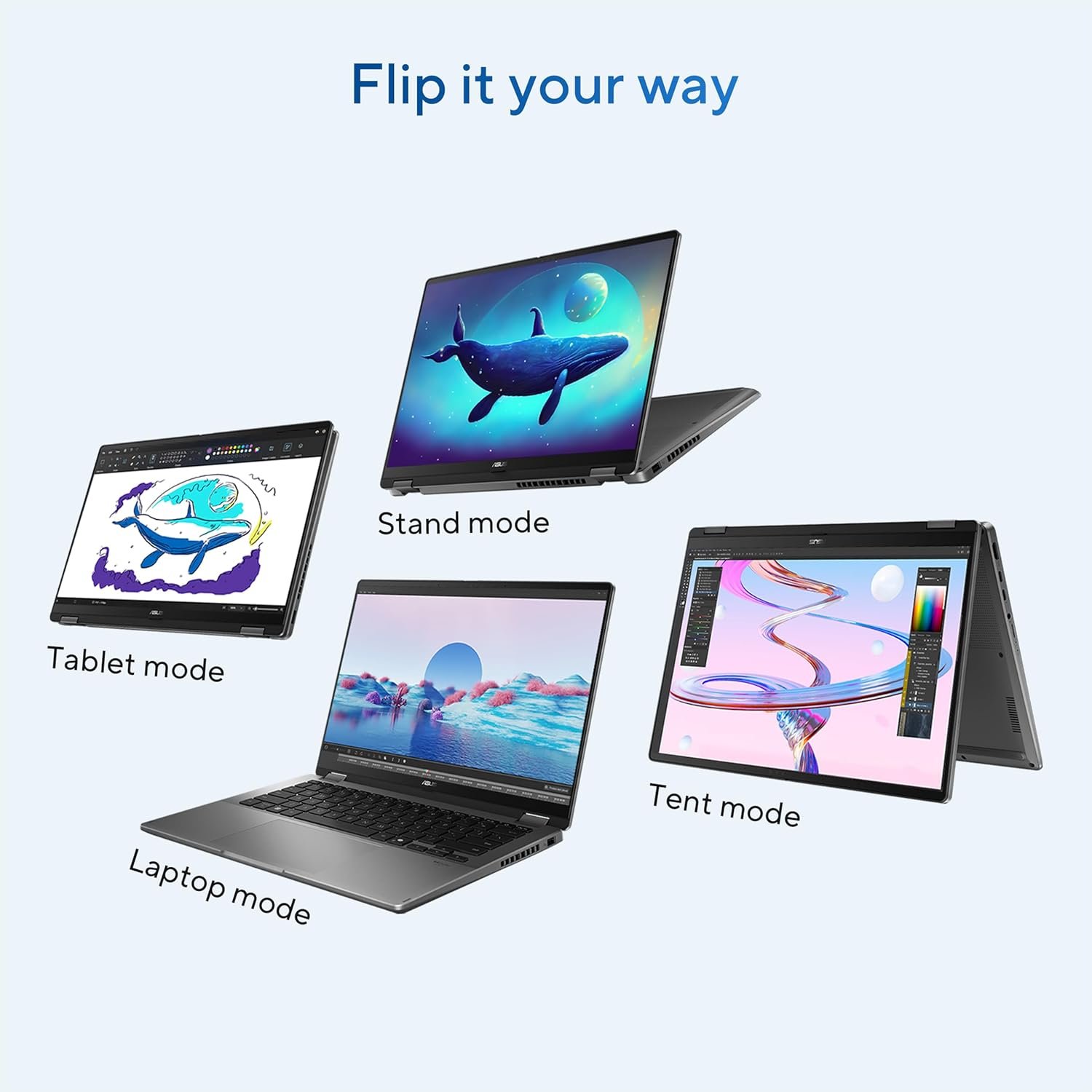 Unleash Creativity: ASUS Vivobook 14 Flip with OLED Touch! - Image 5