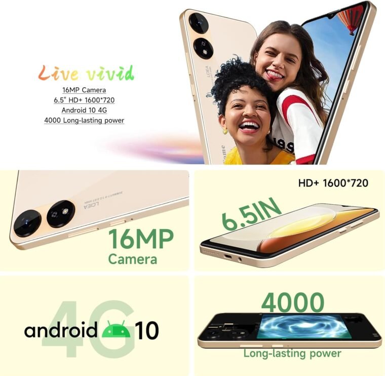 X1 2025: Unlocked 4G LTE Smartphone with 6.5" HD+ Screen! - Image 3