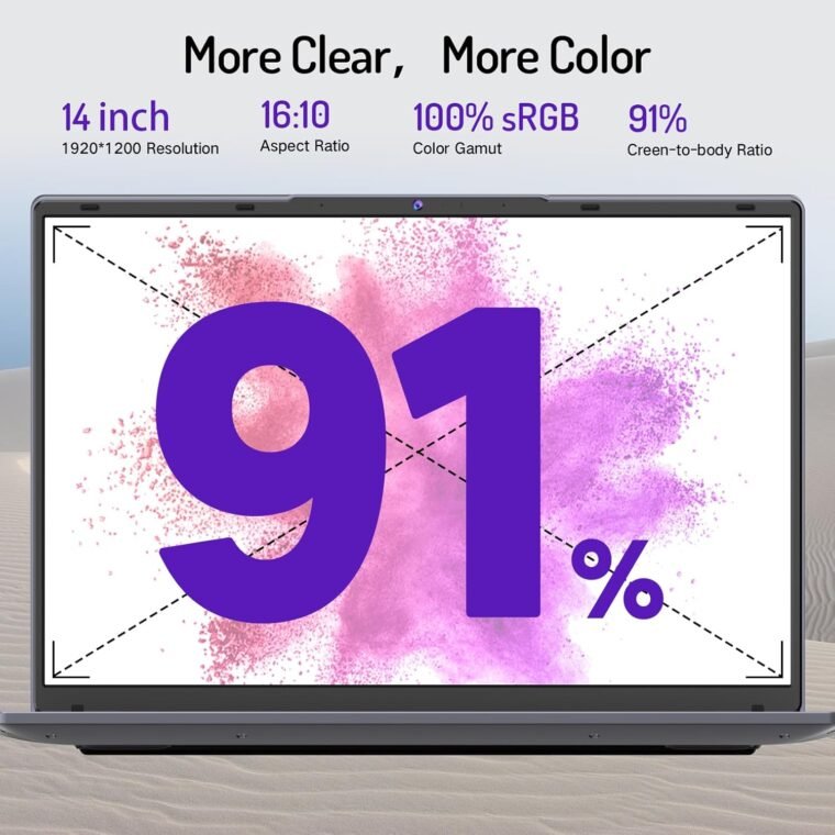 Unlock Power: DERE 14" Laptop | Gaming & Business Ready! - Image 5