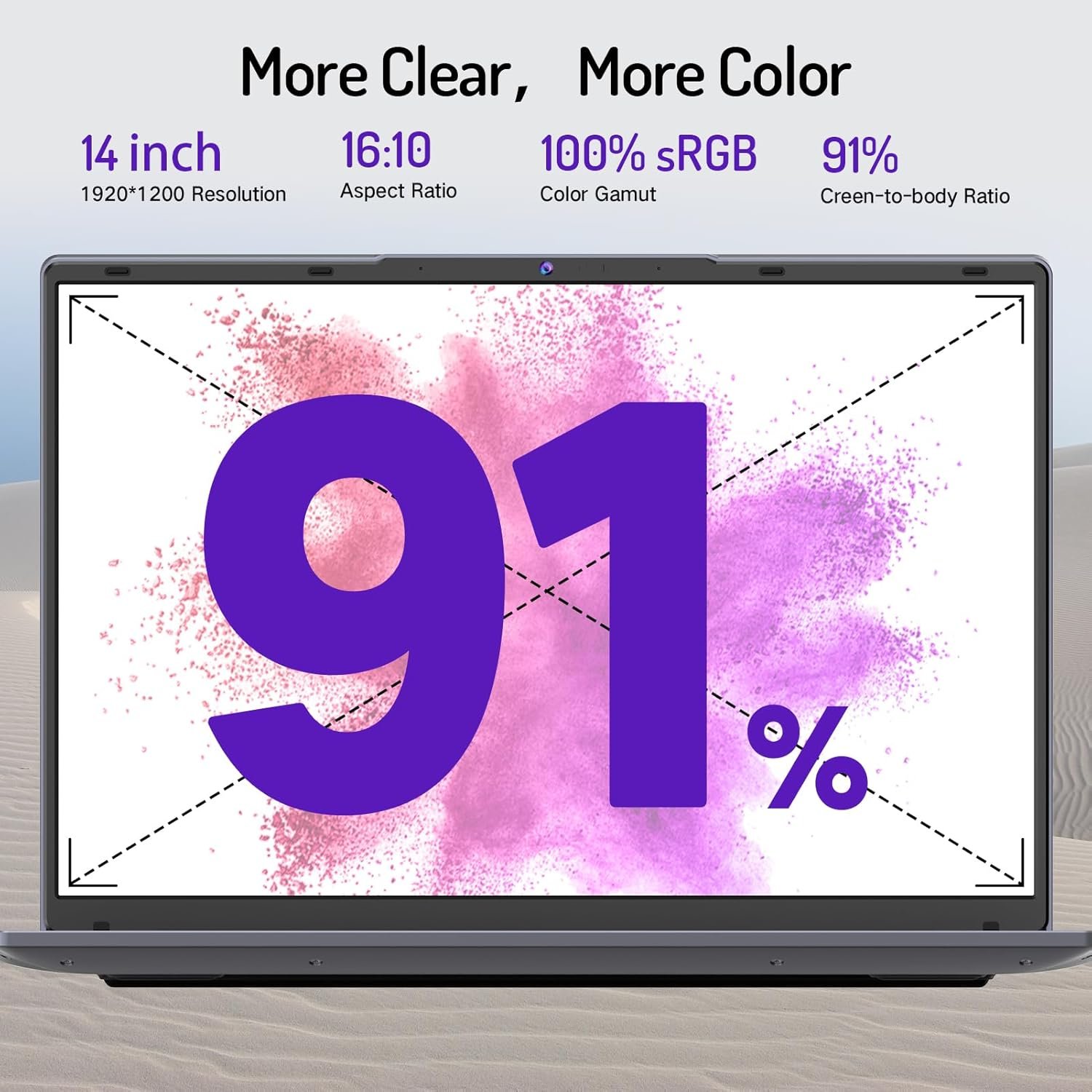 Unlock Power: DERE 14" Laptop | Gaming & Business Ready! - Image 5