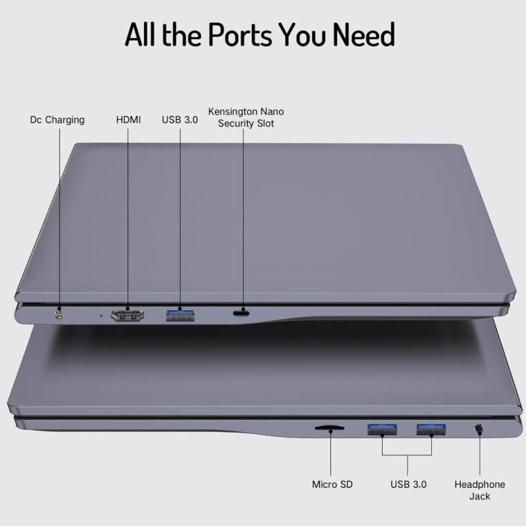 Unlock Power: DERE 14" Laptop | Gaming & Business Ready! - Image 6