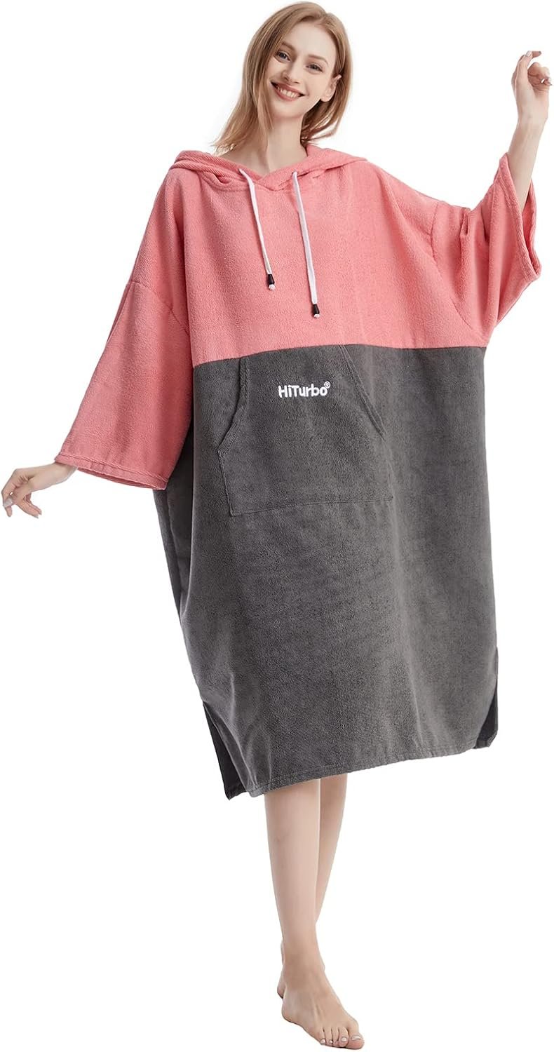 Quick-Dry Hiturbo Changing Robe: Perfect Surf Poncho! - Image 5