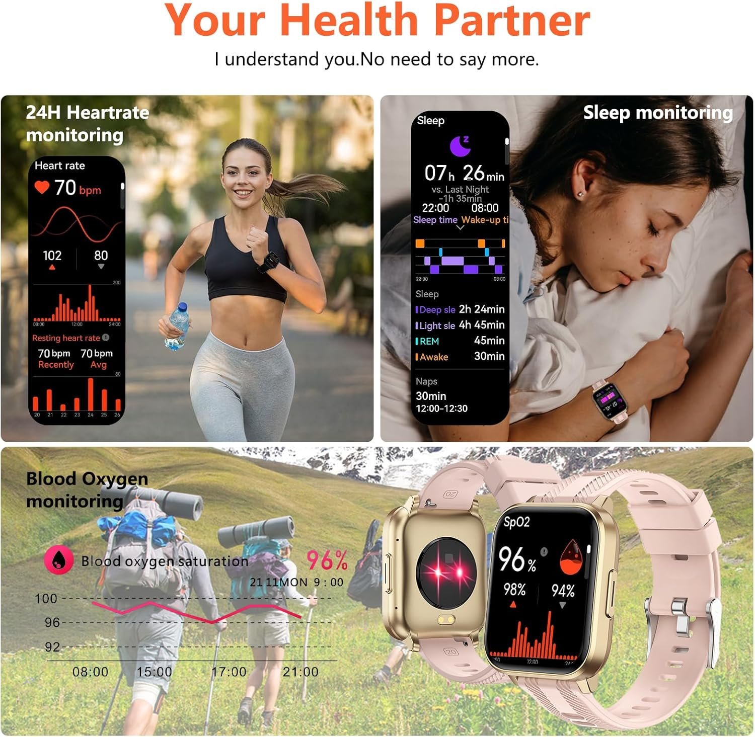 AI Smart Watch: GPS, Heart Rate & Waterproof for All Phones - Image 5