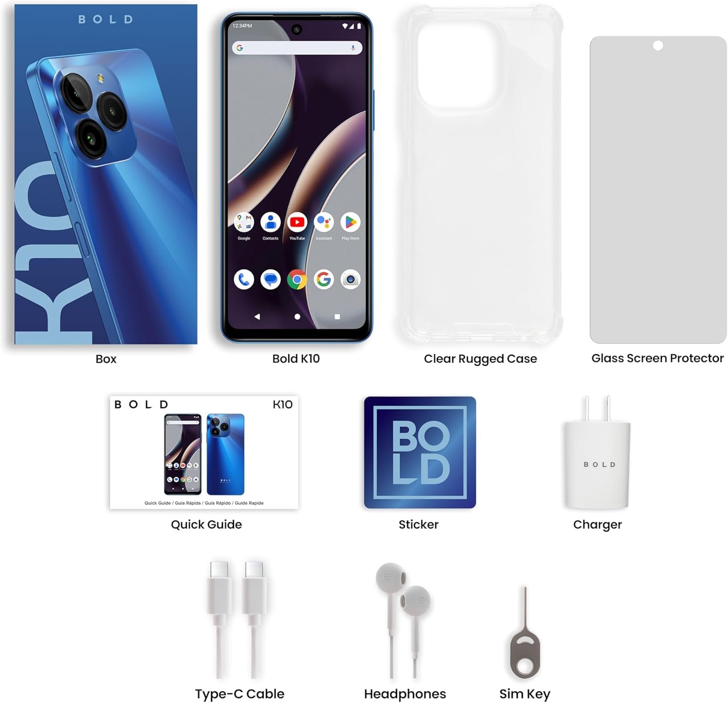 BLU Bold K10: Unlocked, All-Day Battery & Triple 50MP Camera! - Image 4