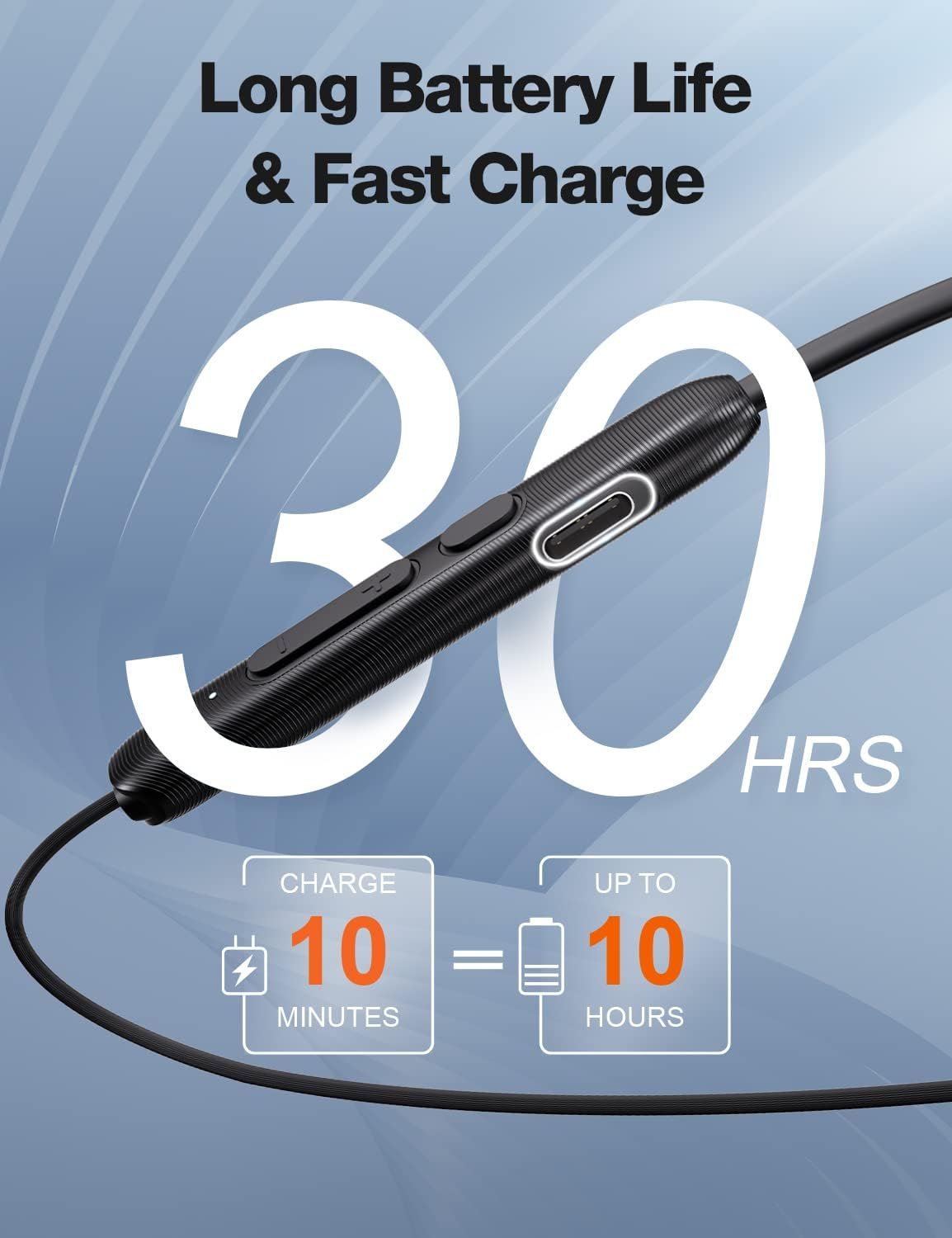 Bluetooth Headphones V5.2: 30Hrs Playtime & IPX7 Sweatproof! - Image 3