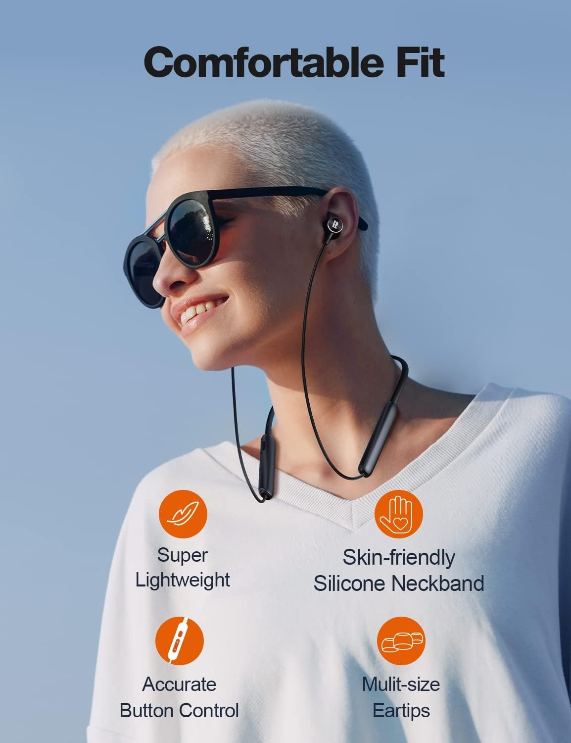 Bluetooth Headphones V5.2: 30Hrs Playtime & IPX7 Sweatproof! - Image 5
